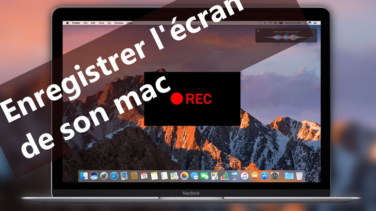 Enregistrer L Ecran De Son Mac Tuto Youtube