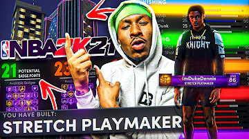 BEST STRETCH PLAYMAKER BUILD ON NEXT GEN NBA 2K21! CONTACT DUNKS! PRO DRIBBLE MOVES! NEXT GEN BUILD!