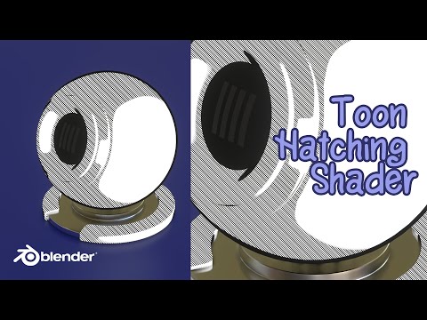 Toon Hatching Shader Blender 3.x