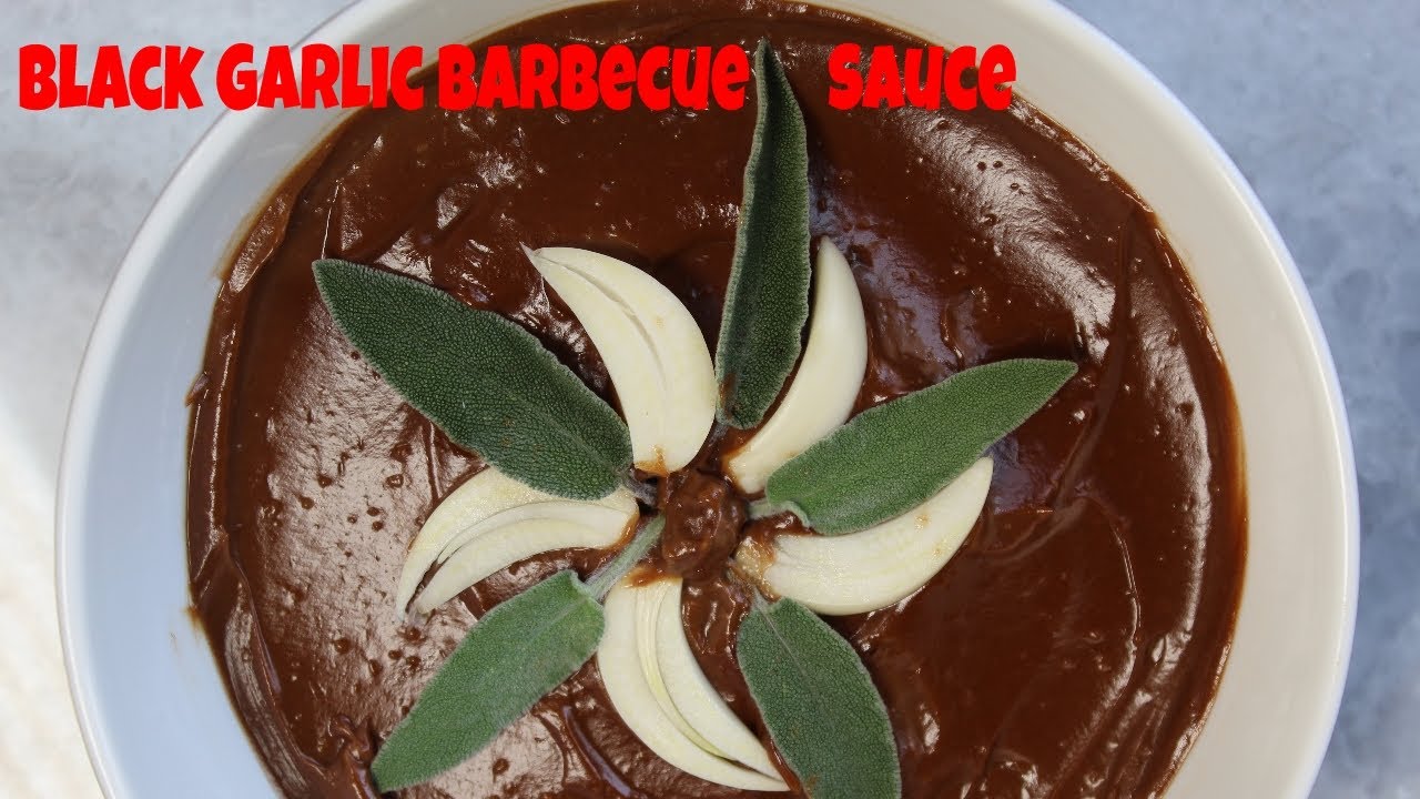 Black garlic barbecue sauce recipe YouTube