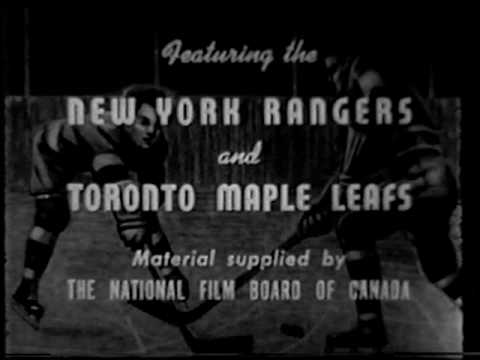 HOT ICE 1939 Toronto Maple Leafs vs New York Rangers Hockey