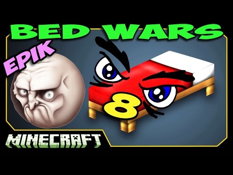 Видео: ч.08 Bed Wars Minecraft - Воздушный десант! (Эпик!)