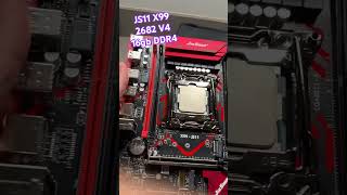 Placa mãe JieShuo JS11 para processadores X99 #pcgamer #gamer #x99 #jieshuo