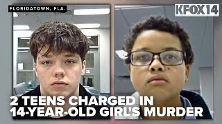 Two teens charged in brutal murder of 14 year old girl in Northwest Florida