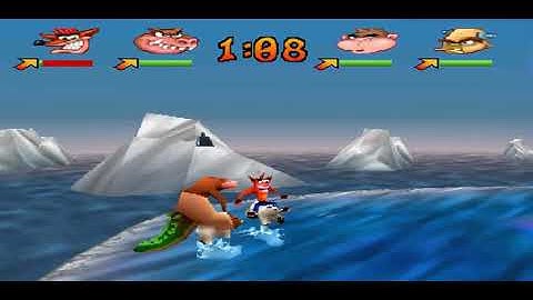 Crash Bash Tournament Polar Push - PLAYSTATION SONY