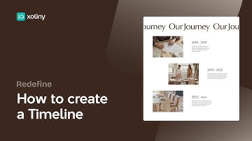 How to create a timeline - Redefine Shopify theme