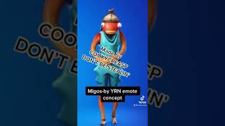 Migos by YRN Fortnite TikTok emote concept