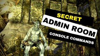Skyrim How To Access Secret Developer Room W Console Commands