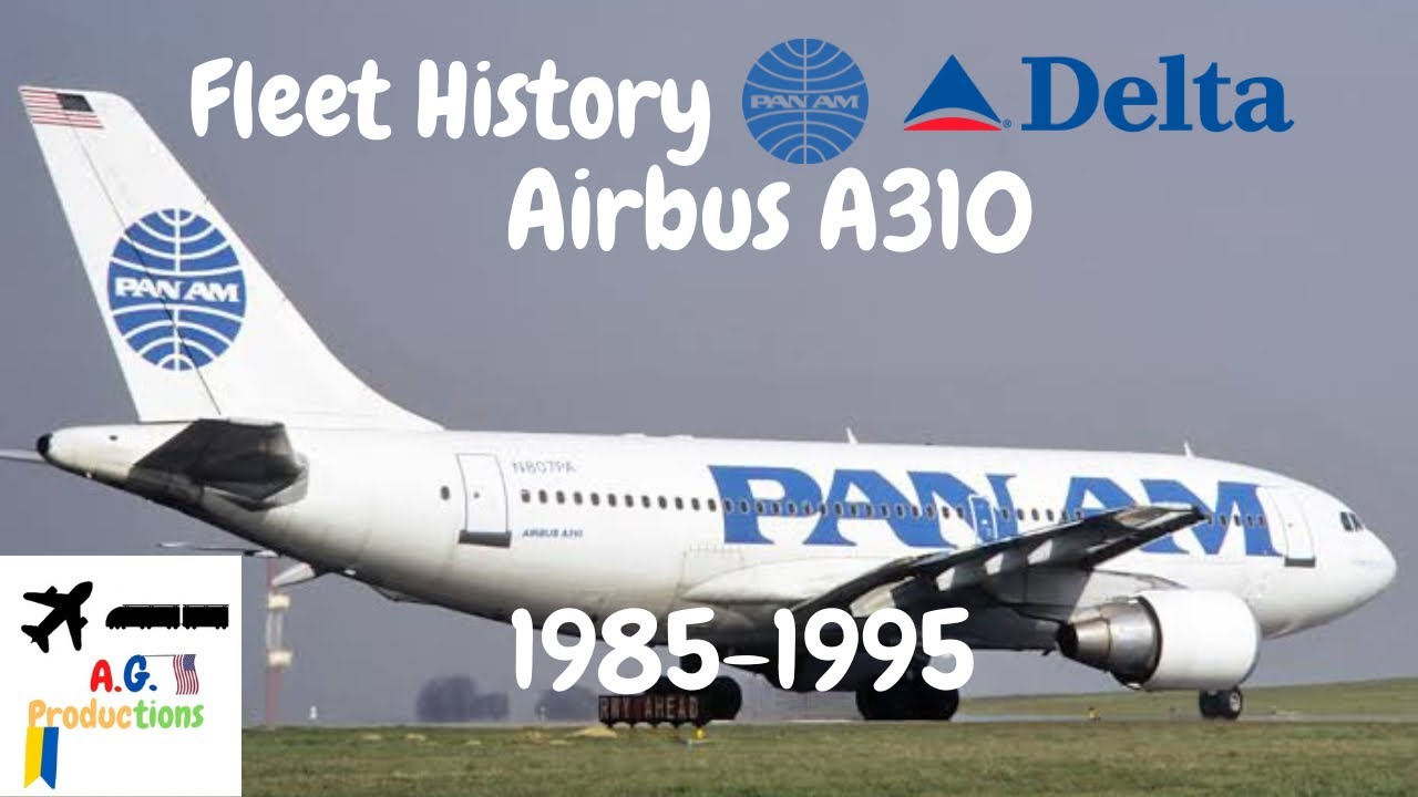 航空機・ヘリコプター Pan Ame A310 Fleet History - Pan American World Airways/Delta Air Lines