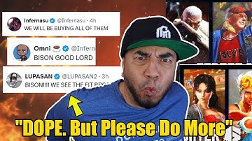 "Please Capcom do better than Tekken" Capcom FINALLY releases SF6 Costumes and FGC Reacts