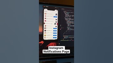 Flutter UI | Instagram Notifications Page #shorts