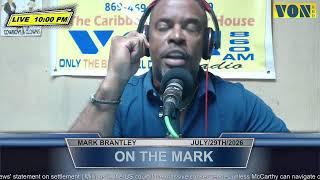 ON THE MARK WITH HON. MARK BRANTLEY