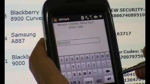 HTC UNLOCK SIM BY CODE HTC TOUCH VIVA