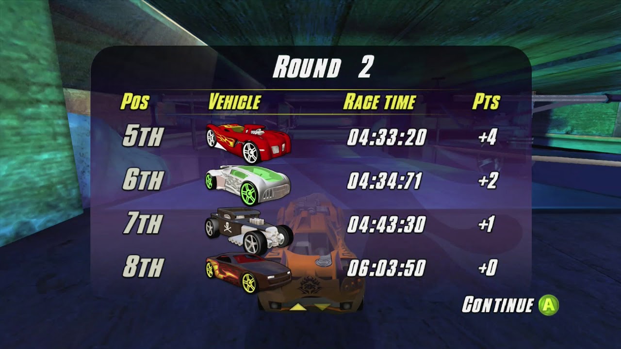 [Xbox 360] Hot Wheels: Beat That! - Inferno: Bedroom Tournament - Spine Buster