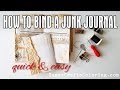 How to BIND a JUNK JOURNAL - Quick and easy binding tutorial