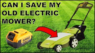 Upgrading a Neuton Mower to Run on Drill Batteries