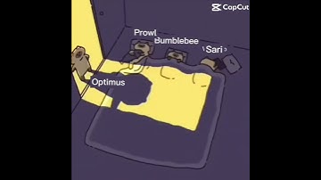 Average night in the base #transformers #transformersanimated #tfa #bumblebee #prowl #sari