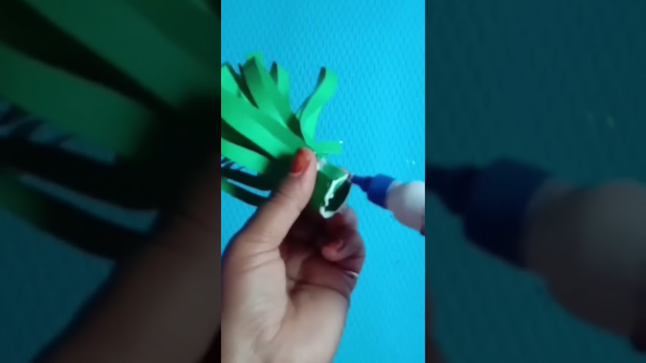 new 2025 paper craft flower pot decorate home easy||