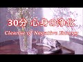 【30分 心身の浄化】 心と体・家に溜まった汚れや邪気を洗い流し 幸運を呼び込む音楽, 浄化ヒーリング音楽, 瞑想音楽|Music to Cleanse of Negative Energy