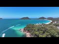 Beautiful port stephens australia from above january 2023