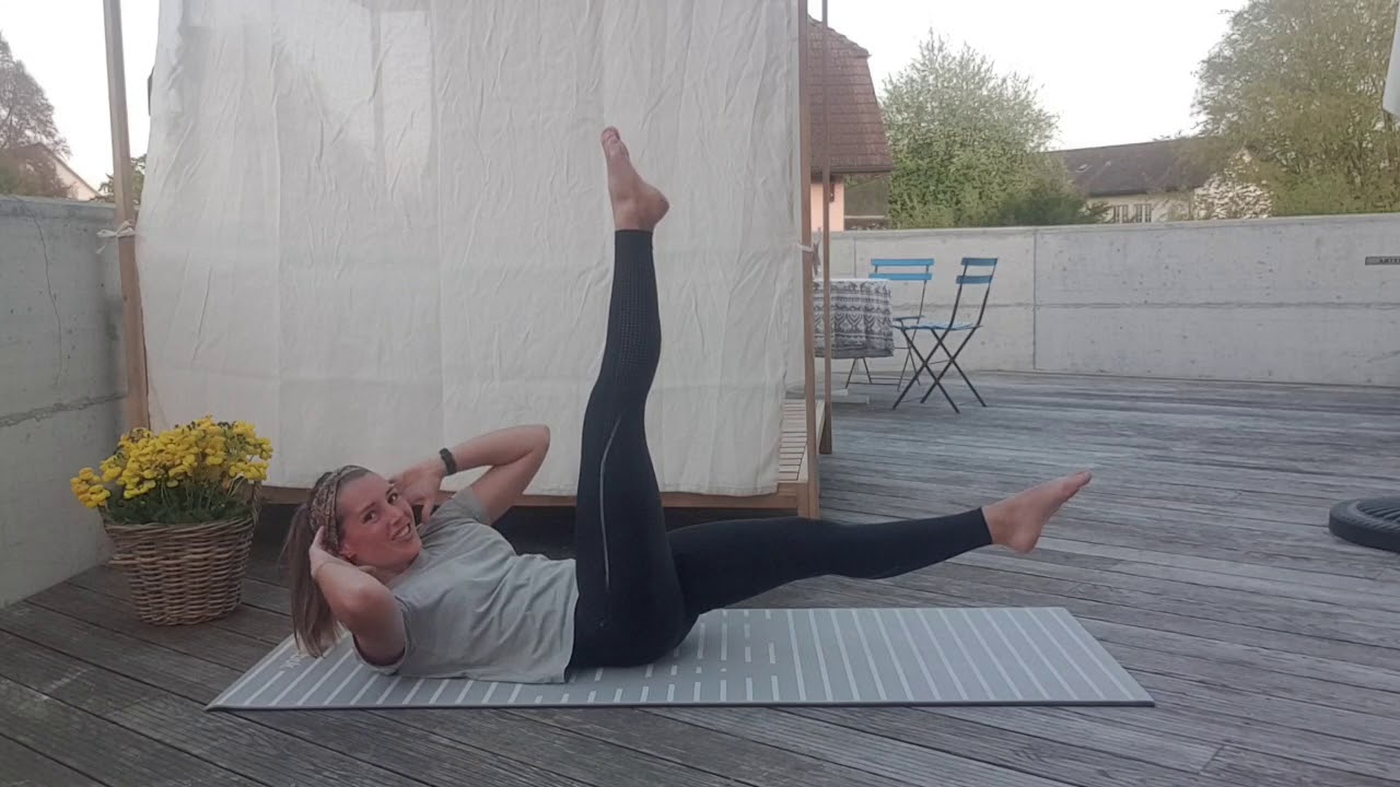 PilatesTraining 20 Minuten ♡ YouTube