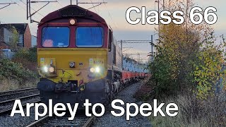 Freight Driver's eye view: Warrington Arpley Sidings to Speke Sidings via Fiddlers Ferry & Ditton by Ben Elias 93,584 views 2 years ago 1 hour, 21 minutes