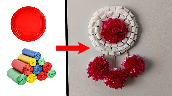 PET bottle recycling - Aestetic Gift idea🌸Easy plastic crafts🌿#viralvideo #diy #homedecor