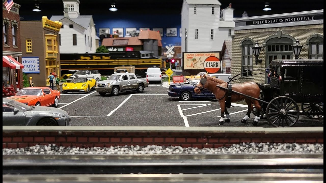 Great Horn on Williams by Bachmann NKP Heritage 8100 Freight Corner Field Model Railroad