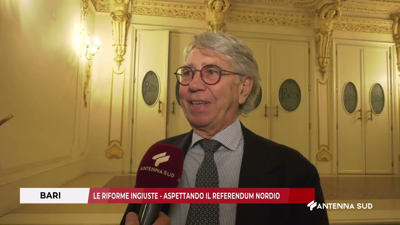 16 GENNAIO 2026   BARI   LE RIFORME INGIUSTE   ASPETTANDO IL REFERENDUM NORDIO