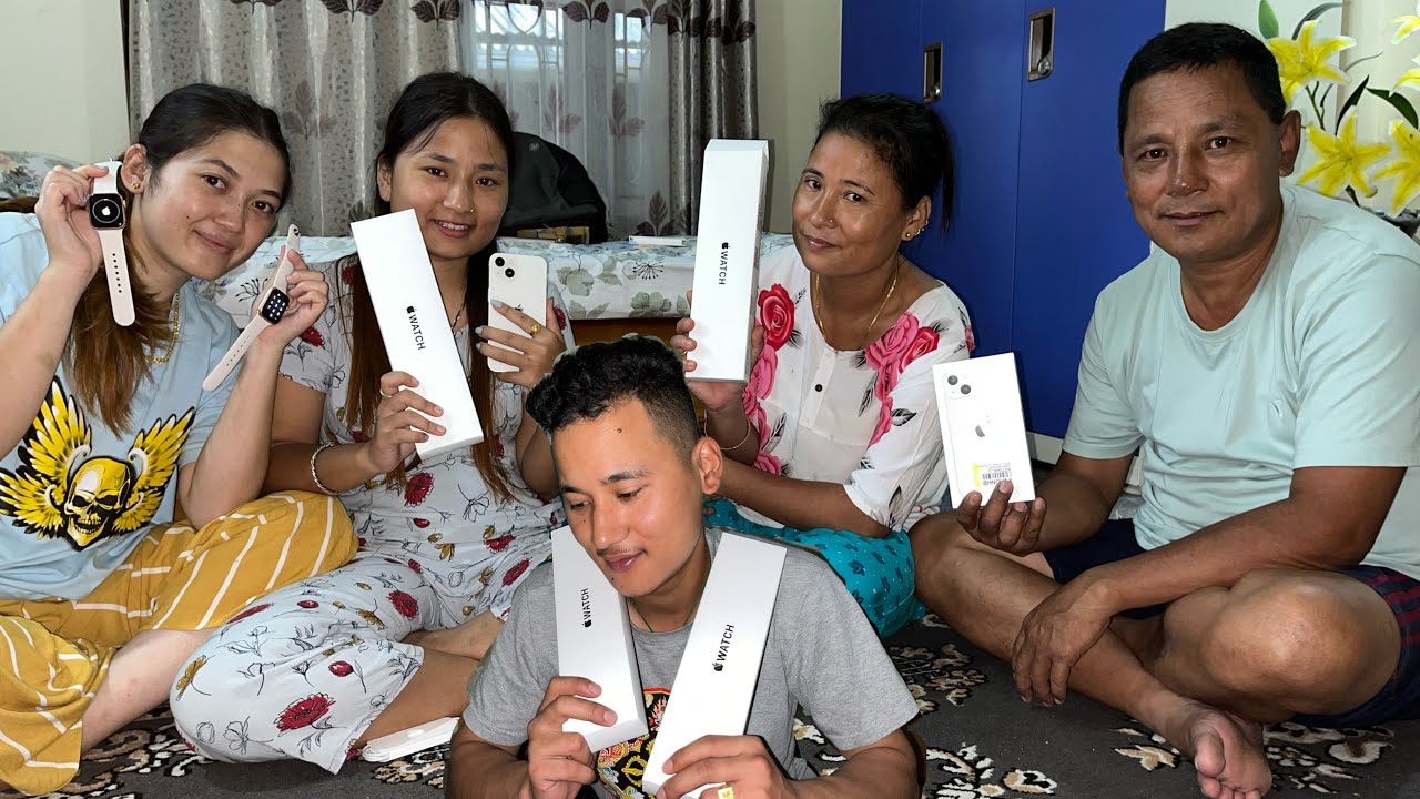 Appa Ama gifted us  🎁 || Dussehra Gift || #family @sanjeevmeghna @parbatitamangkaki