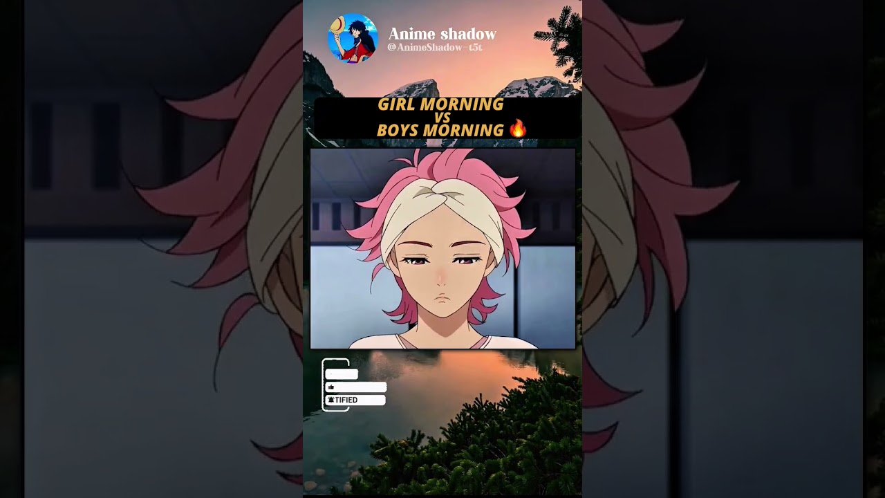 Girl Morning VS Boys Morning😁 