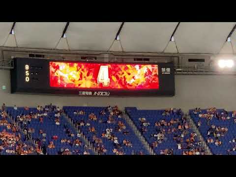 2019 05 22　東京ドーム　巨人　スタメン発表