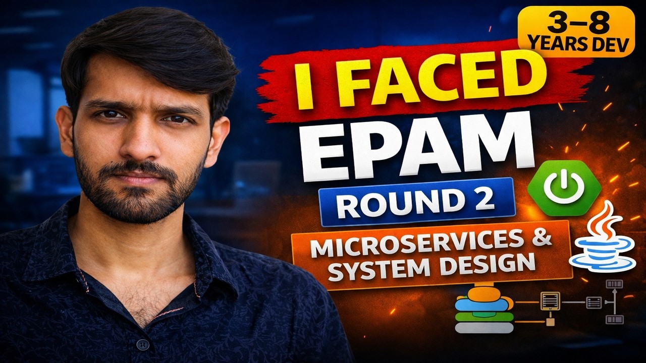 (Round 2) EPAM Interview Questions for Experienced Java Developer ...