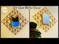 Unique Wall Decoration Idea with Mirror| gadac diy| wall hanging craft ideas| Home decorating Ideas