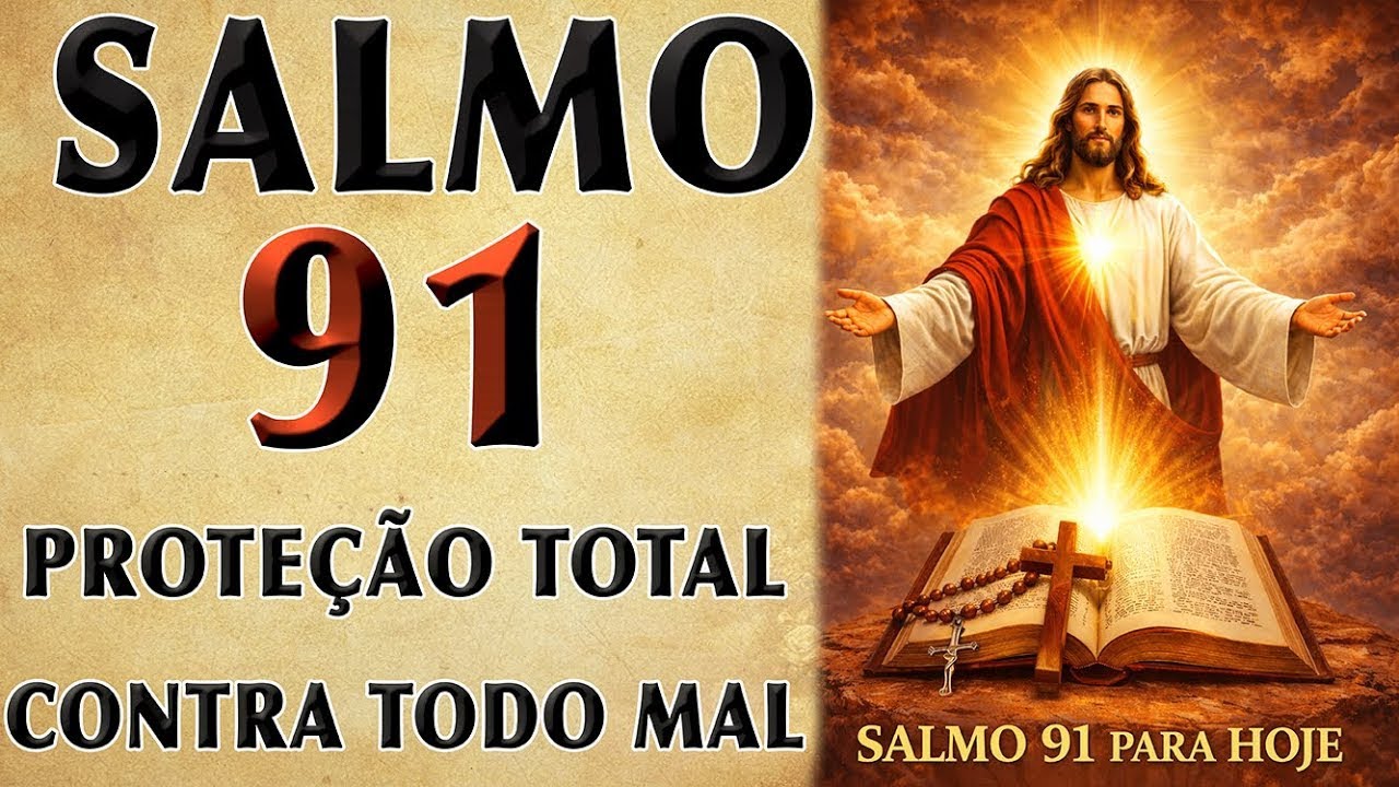 SALMO 91 PARA HOJE CONTRA TODO MAL PROTEÇÃO E PAZ