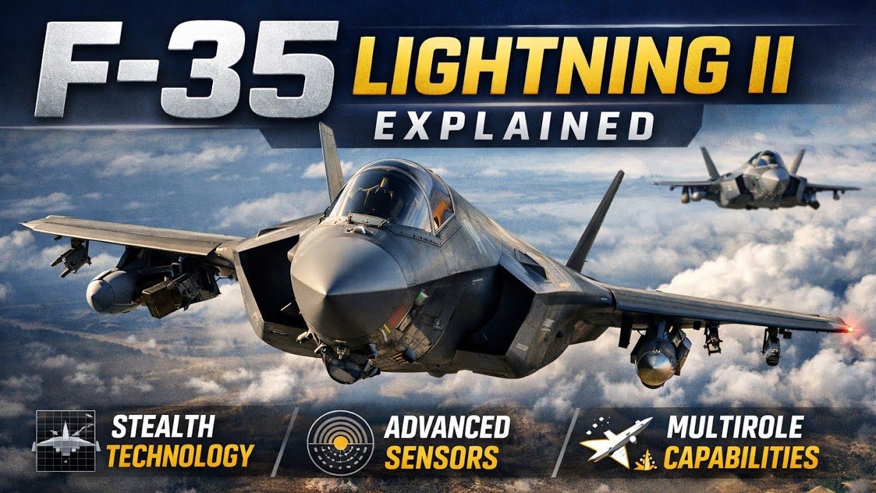F-35 Lightning II Explained | Inside the World’s Most Advanced Multirole Stealth Fighter