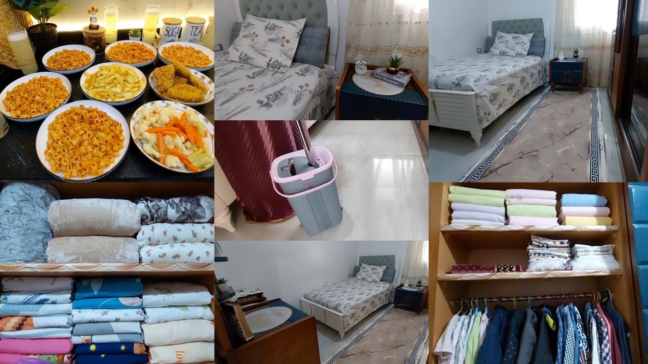 بسم الله نبدأ🧹💪 أول وأقوى تنظيفات العيد 2025 وجبنا العيد وفرشت الجديد ريحة النظافة جابت اخر الشارع 🙅