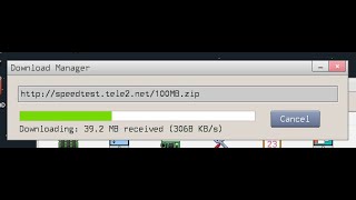 KolibriOS - How to test your network speed? screenshot 5