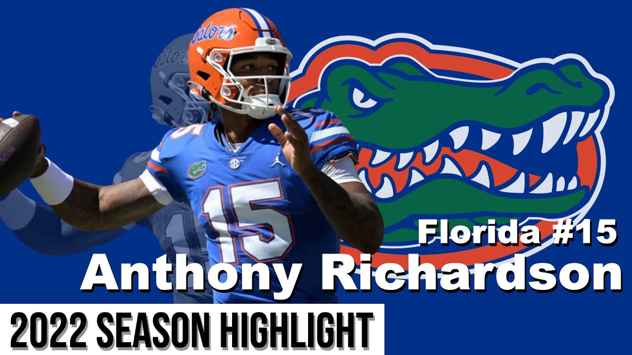 #NFL ドラフト2023 1巡指名候補QB アンソニー・リチャードソン (フロリダ) 2022年シーズンハイライト / Anthony Richardson Season Highlight