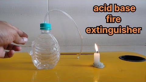 Acid base fire extinguisher experiment grade 9 science experiment
