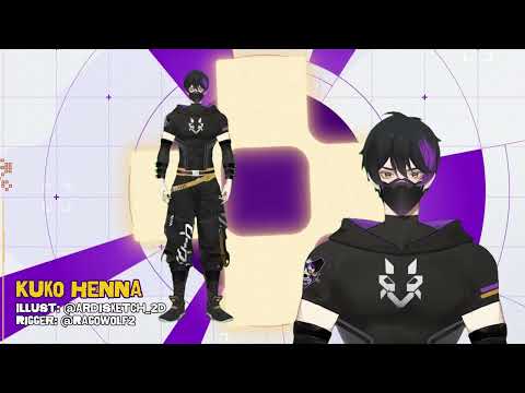 [SHOWCASE] KUKO HENNA/ KUKI HENNA [Vtuber ID] #vtuberindonesia