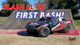 Traxxas SLASH 4X4 BL-2S | Speed Test & First BASH!