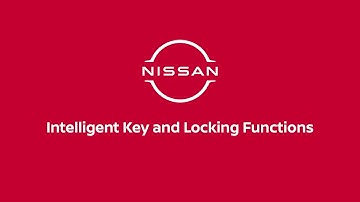 2026 Nissan Rogue - Intelligent Key and Locking Functions