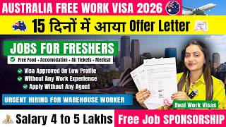 Australia Free Work Permit Visa 2026 How To Get Work Visa In 15 Days Packing & Helper Jobs