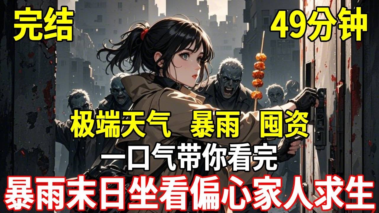 家裡買了別墅，爸爸拉著妹妹，媽媽抱著狗一起入住。我拖著行李，小心翼翼地跟在他們身後，可還是被擋在了門外，重生後我囤好食物，關好屋門。你們，別想進來哦#重生 #末世 #末日 #殭屍 #小說