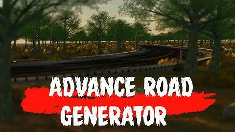Advance Road Generator 1.1 #geometrynodes