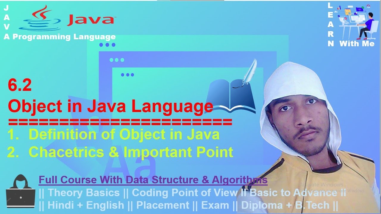 J_6.2 Object ll Java with DSA ll by Shubham ll Learn with Me ll ...
