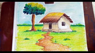 A Village Part-2 I Color Drawing I For Beginner Students