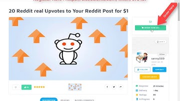 Buy 20 Reddit real Upvotes to Your Reddit Post On SEOClerks