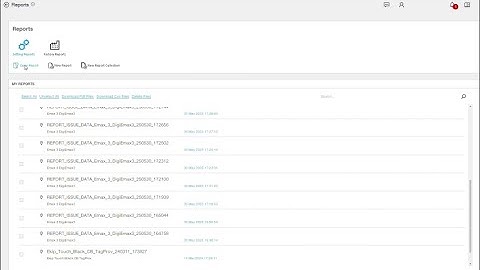 Ekip connect: Factory Reports and Device Setting